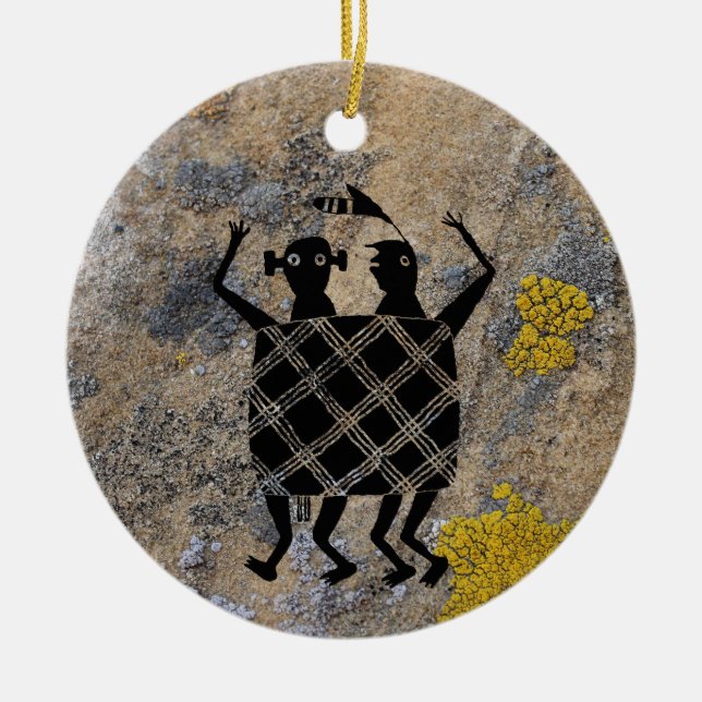 Bröllop Blanket Julgransprydnad Keramik (Framsidan)