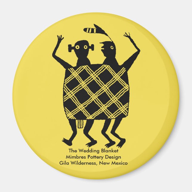 Bröllop Blanket Magnet (Framsidan)