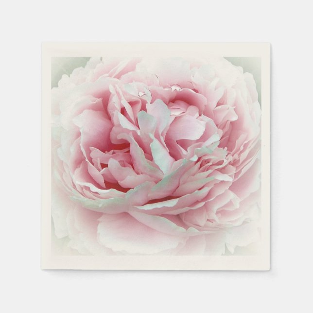 Bröllop-blomman Pappersservett (Framsidan)