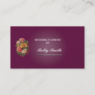Bröllop Blommigt Design Visitkort