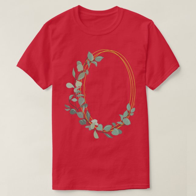 Bröllop blommigt krans I Möhippa bouquet boho stil T Shirt (Design framsida)