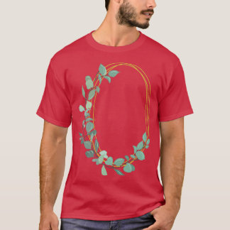 Bröllop blommigt krans I Möhippa bouquet boho stil T Shirt