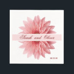 Bröllop Blommigt Pappersservett<br><div class="desc">Elegant,  havskräftor från pappra bröllop är perfekt för en modern tid och elegant bröllop. Utformningen kännetecknas av elegans och enkelhet. Anpassa blöjor med namn från bruden och brudgummen. Dessa blöjor kan användas på bröllop,  middag party,  förlovningsfester och mycket mer!</div>