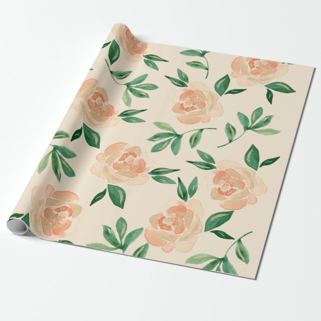 Bröllop blomsterarrangemang presentpapper (Utrullad)
