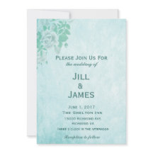 Bröllop Blue Blommigt