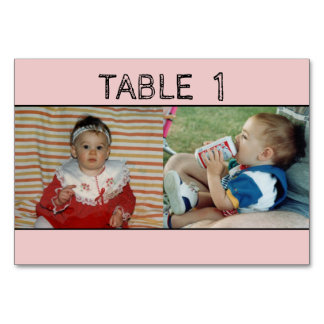 Bröllop Bordsnummer efter ålder