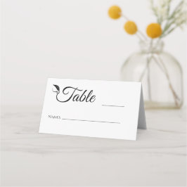 Bröllop Bordsnummer Placeringskort