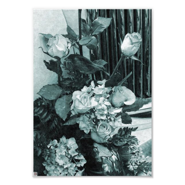 Bröllop Bouquet Fototryck (Framsidan)