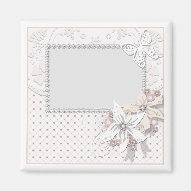 Bröllop bouquet magnet (Framsidan)