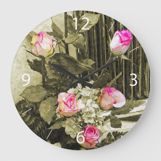 Bröllop Bouquet Stor Klocka (Framsida)