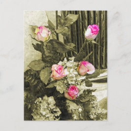 Bröllop Bouquet Vykort