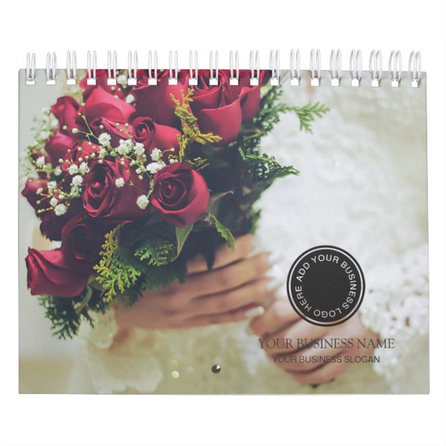 Bröllop Bouquets & Flowers 2025 Business Calendar Kalender (Omslag)