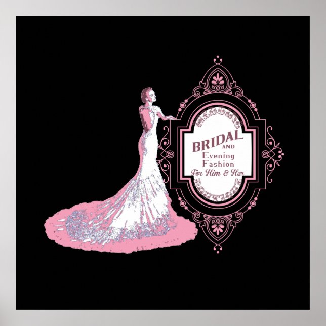 BRÖLLOP BOUTIQUE - Poster (Framsidan)
