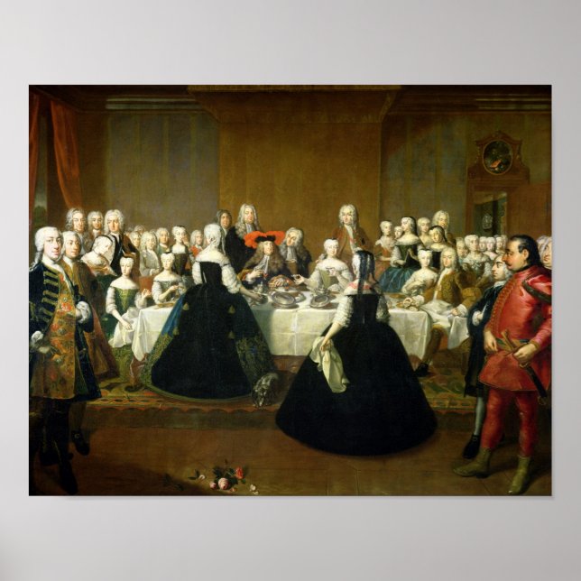 Bröllop Breakfast Poster (Framsidan)