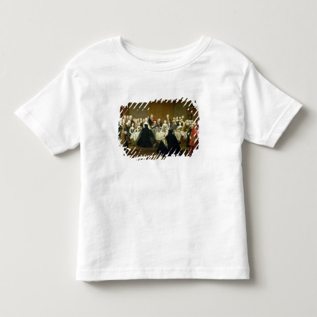 Bröllop Breakfast Tee Shirt (Framsida)