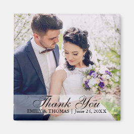 Bröllop Bride and Groom Photo Magnet S W