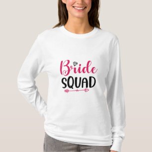 Bröllop Bride Squad T Shirt