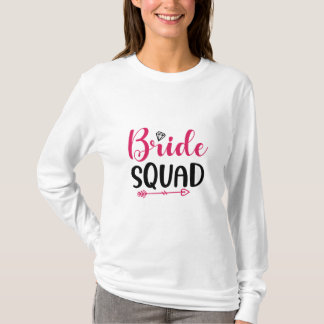 Bröllop Bride Squad T Shirt