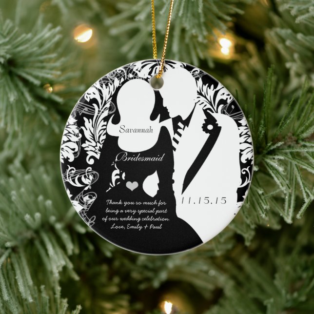 Bröllop Bridesmaid Bröllop jul Ornament (Träd)