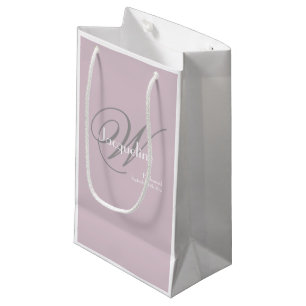 Bröllop Bridesmaid Gift Modern Monogram-Chic