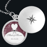 Bröllop Bridesmaid Keepsaké Tack Necklace Berlockhalsband<br><div class="desc">Keepsaké Necklaces Välj antingen Silver Plattat eller Sterling silver</div>