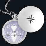 Bröllop Bridesmaid Keepsaké Tack Necklace Silverpläterat Halsband<br><div class="desc">Keepsaké Necklaces Välj antingen Silver Plattat eller Sterling silver</div>
