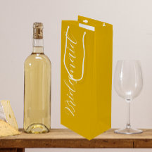 Bröllop Bridesmaid med stiliserad Gult