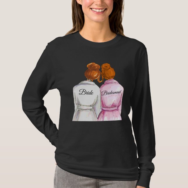 Bröllop & Bröllopsfest  Brudtärna Förslag 9 T Shirt (Framsida)