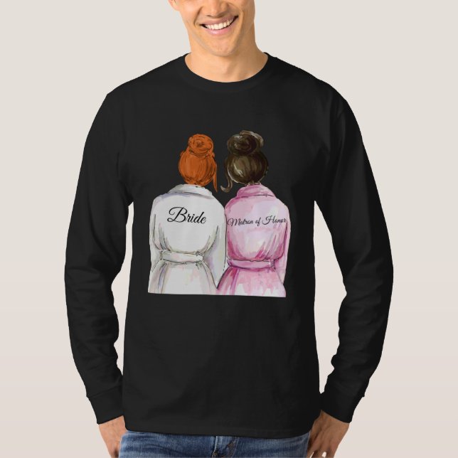 Bröllop & Bröllopsfest  Brudtjänsteflicka 5 T Shirt (Framsida)