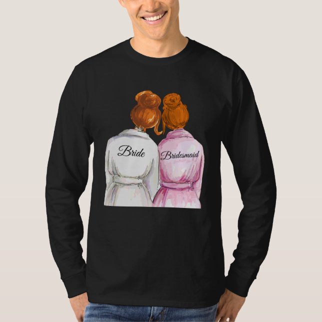 Bröllop & Bröllopsfest  Brudtjej förslag 9 T Shirt (Framsida)