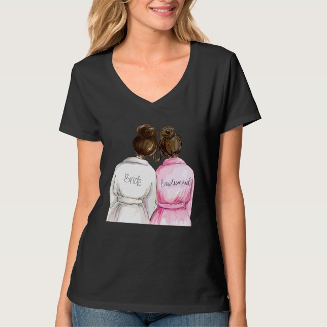 Bröllop & Bröllopsfest  Förslag till brudtärna 7 T Shirt (Framsida)