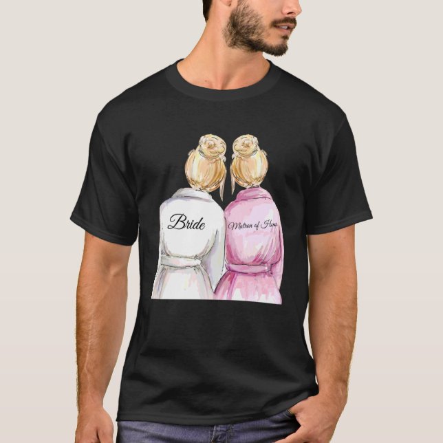 Bröllop & Bröllopsfest  Matrone of Honour 8 T Shirt (Framsida)