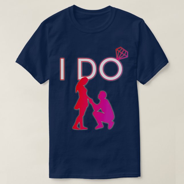 Bröllop brud bröllopsfest möhippa JGA 7 T Shirt (Design framsida)