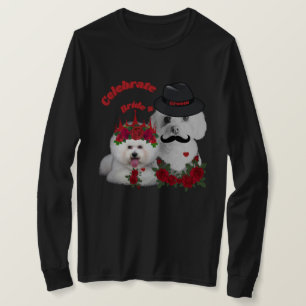 Bröllop Brud & Brudgum Långärmad Tee