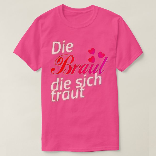 Bröllop brud möhippa svensexa JGA 11 T Shirt (Design framsida)