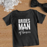 Bröllop Brudens sida Bridesman of Honor T-Shirt<br><div class="desc">En söt Bridesman of Honor-skjorta som är lämplig för din Bridesman eller Hedersman (eller båda). Finns i många storlekar från baby till storleka</div>
