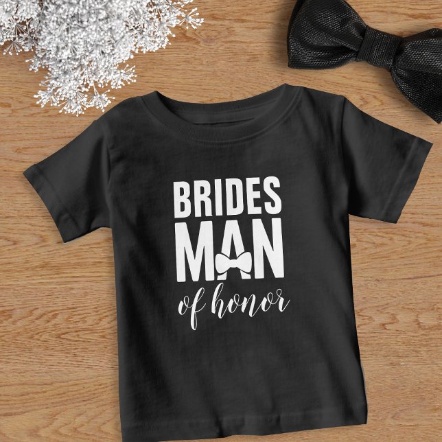 Bröllop Brudens sida Bridesman of Honor T-Shirt (A cute Bridesman of Honor shirt just for your bridesman,)