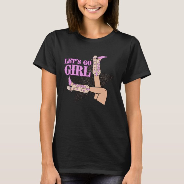 Bröllop Brudtärna Matchande Västerländsk La'ts G T Shirt (Framsida)