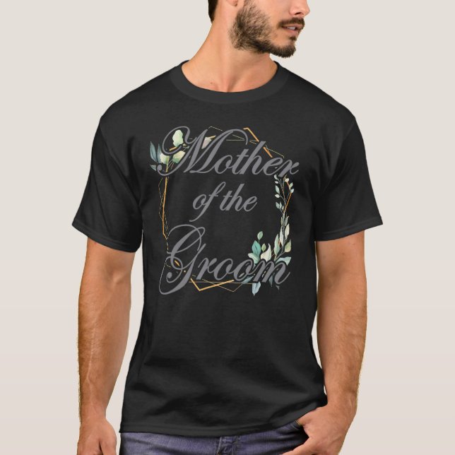 Bröllop Brudtrollop Brud Mamma Brudens Mor Mor til T Shirt (Framsida)