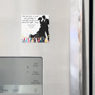 Bröllop Bruklig Förmån, Bröllopsfest Skräddarsydda Magnet