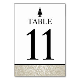 Bröllop Cake Bordsnummer