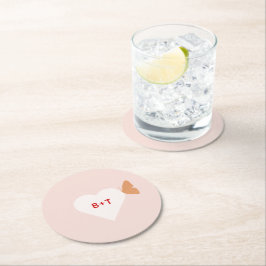 Bröllop Cake Butterflies Underlägg Papper Rund