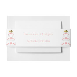 Bröllop Cake Design Bröllop Band För Inbjudningskort