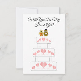 Bröllop Cake Design Flower Girl Bröllop Inbjudningar