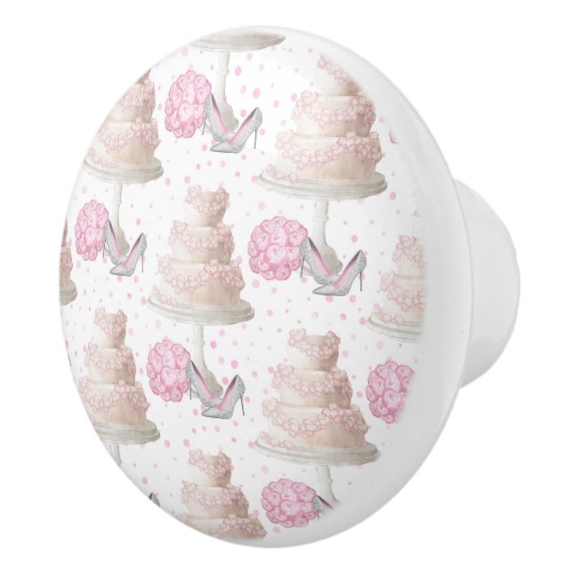 Bröllop Cake Knob Knopp (Höger)