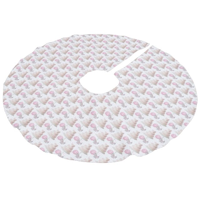 Bröllop Cake Träd Skirt Julgransmatta Fusklinne (Vinklad)