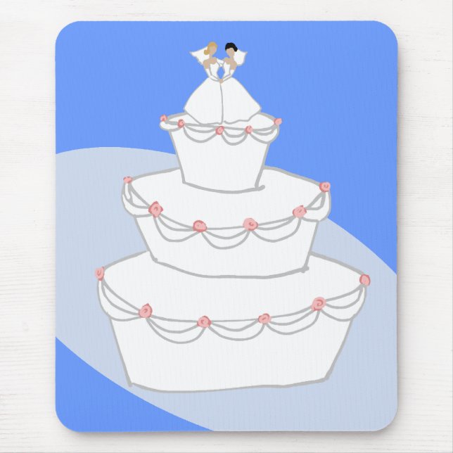 Bröllop Cake Two Brides Musmatta (Framsidan)