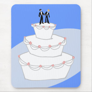 Bröllop Cake Two Grooms Musmatta