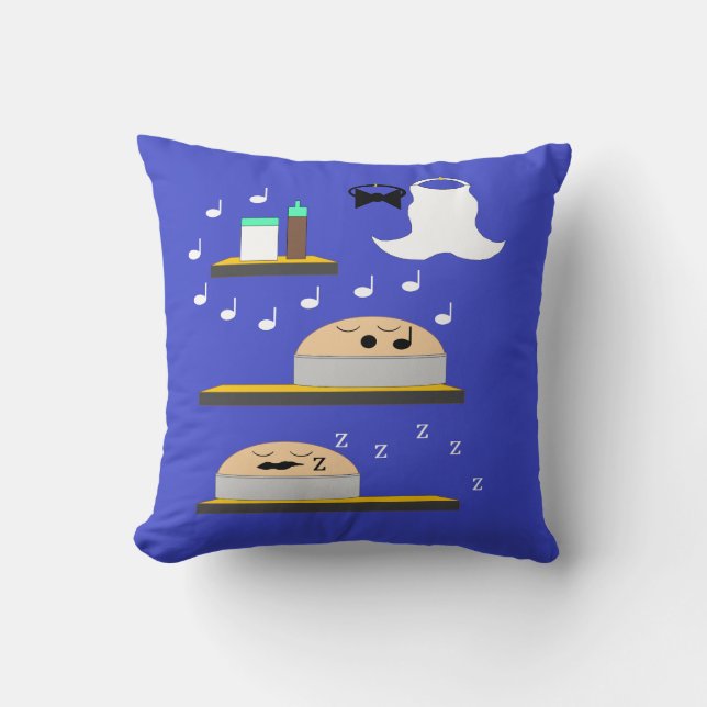 Bröllop Cake väntar på frostning Kudde (Framsida)