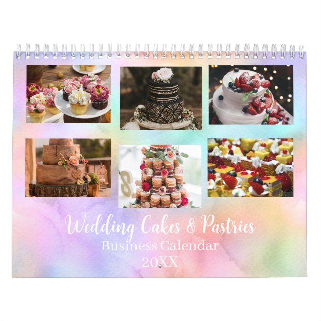 Bröllop Cakes and Pastries business 2023 Calendar Kalender (Omslag)